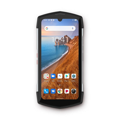 Rugged smartphone with a protective case 