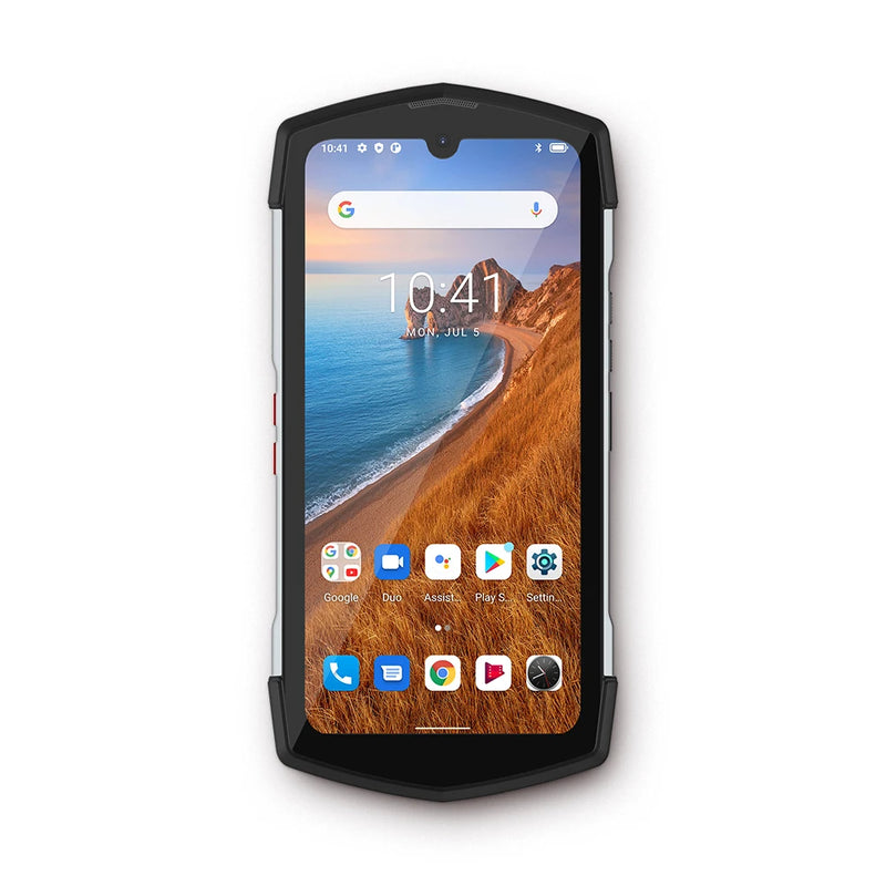 Rugged smartphone with a protective case 